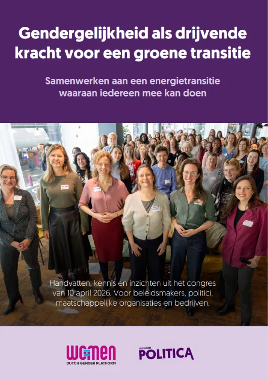 Nieuwe paper: Gendergelijkheid als drijvende kracht voor een groene transitie 